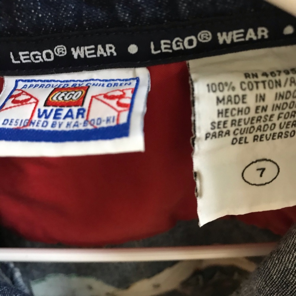 Imagination to Build LEGO Wear denim jacket size 7 - Picture 4 of 4